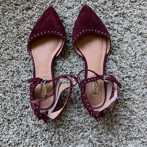 Halogen Crisscross Pointed Toe Flats